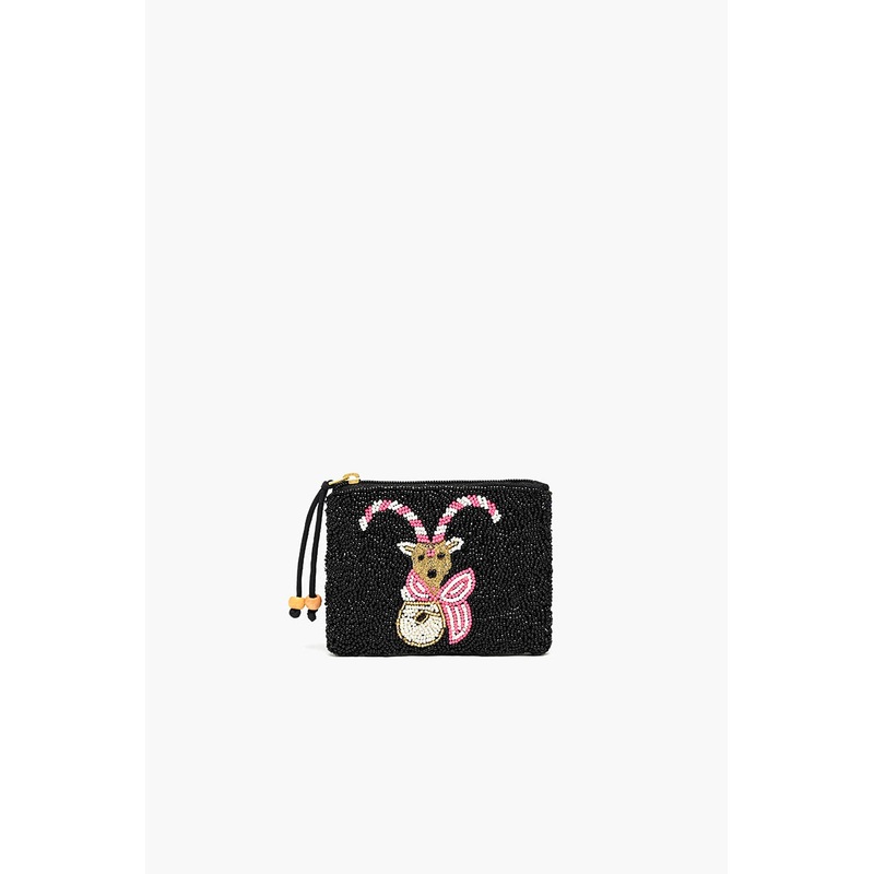 Celestial Beaded Zodiac Coin Purse-Capricorn