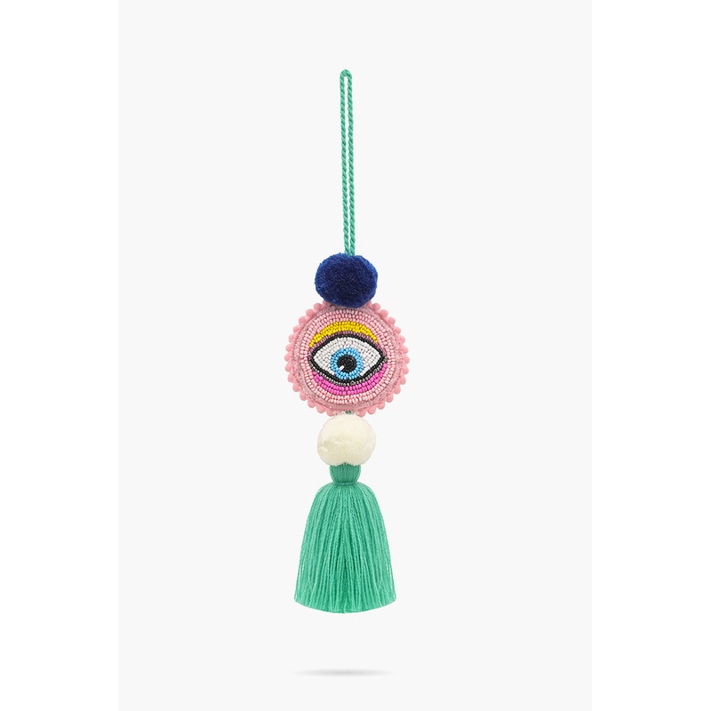 Cotton Candy Gaze Eyes Embellished Tassel