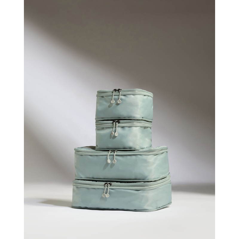 Packing Cubes in Mist Blue - Set of 4