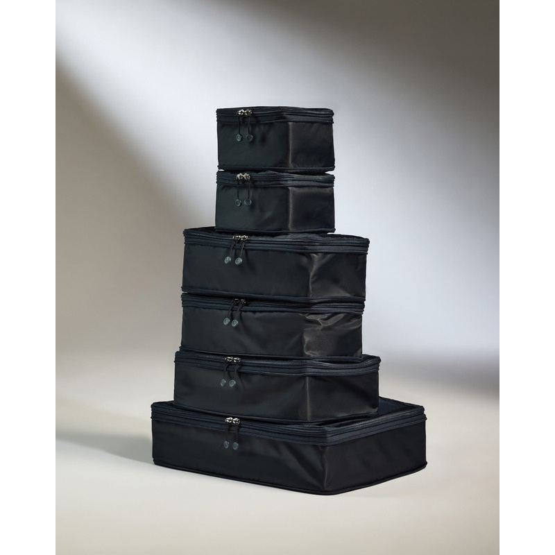 Packing Cubes in Navy Blue - Set of 6