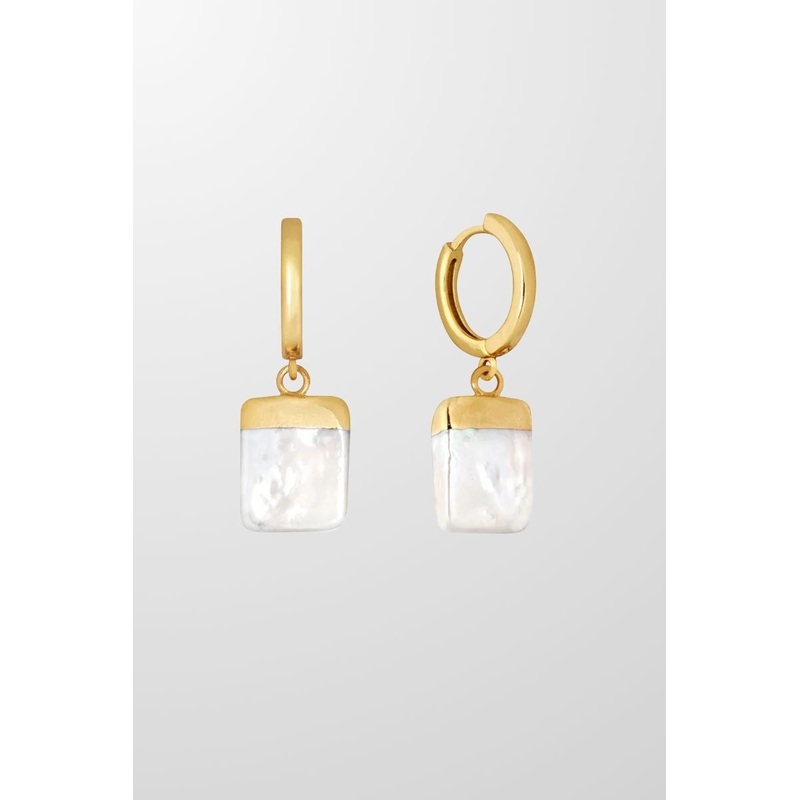 The Hielo Huggie Earrings