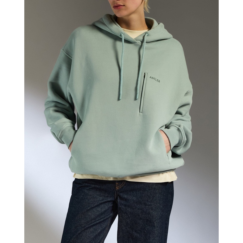 Travel Essential Hoodie in Mist Blue