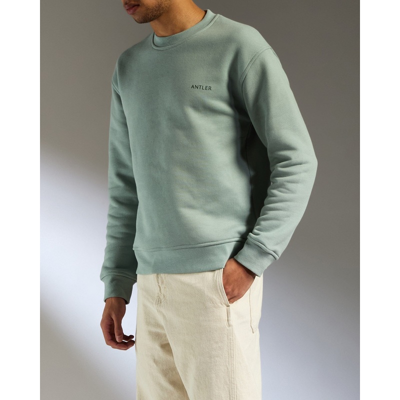 Travel Essential Sweatshirt in Mist Blue