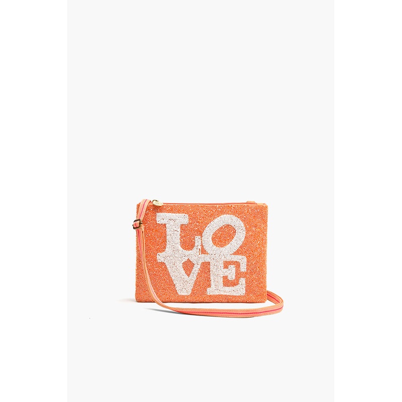 All My Love Top Zip Clutch
