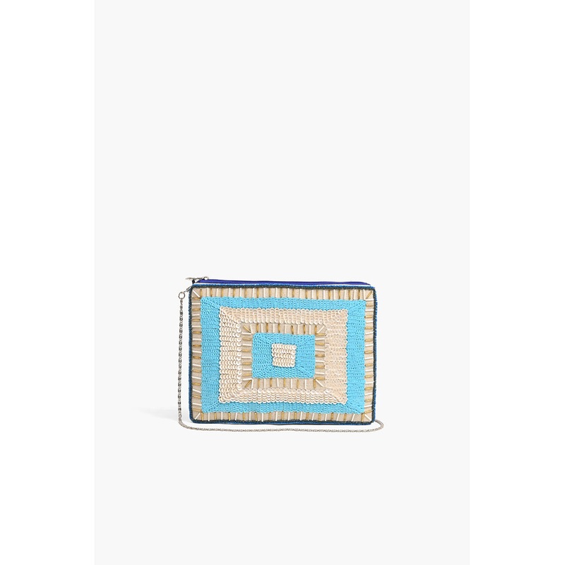 Blue Angel Embellished Clutch