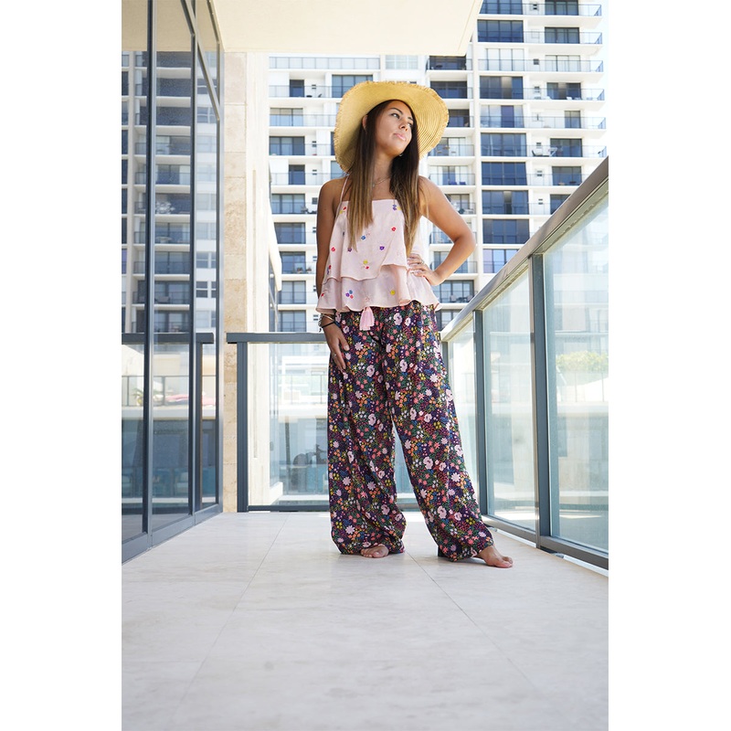 Ditsy Floral Embroidered Top