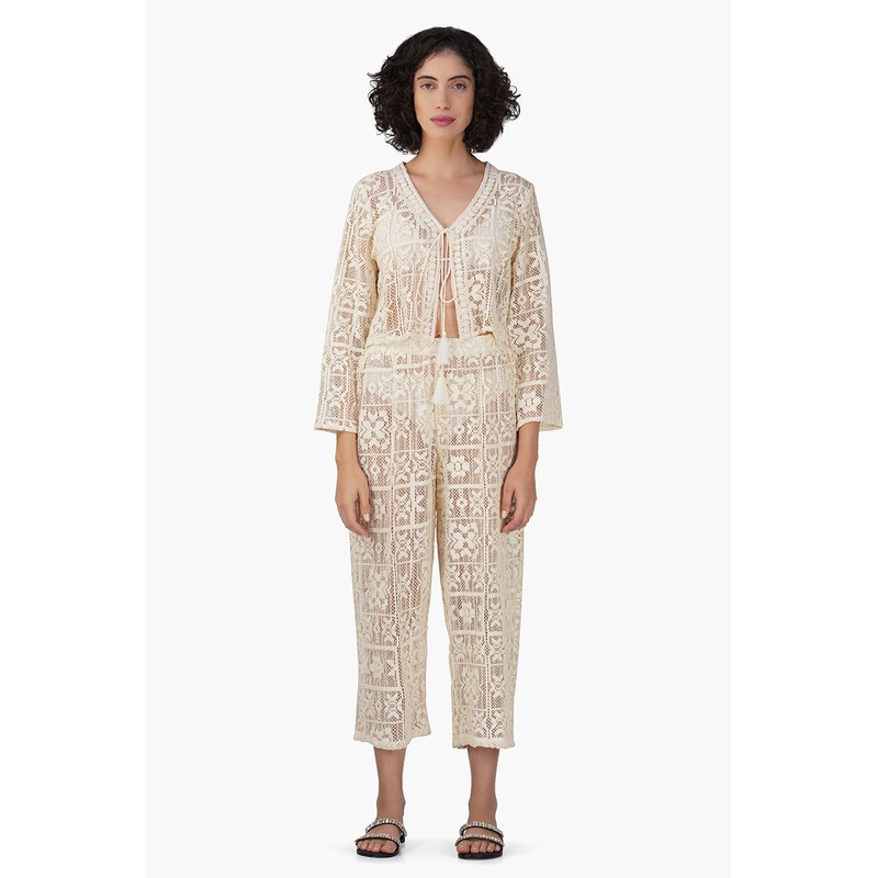 Margot Lace Crochet Coord Set