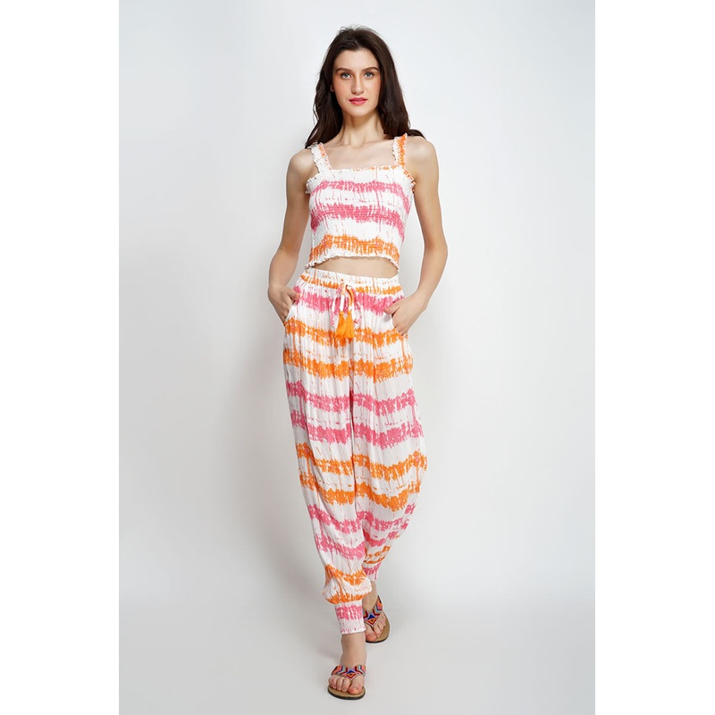 Reva Tie Dye Cropped Top