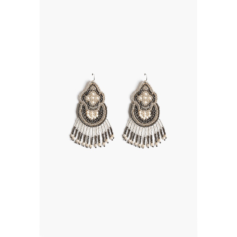 Smoked Pearl Earrings