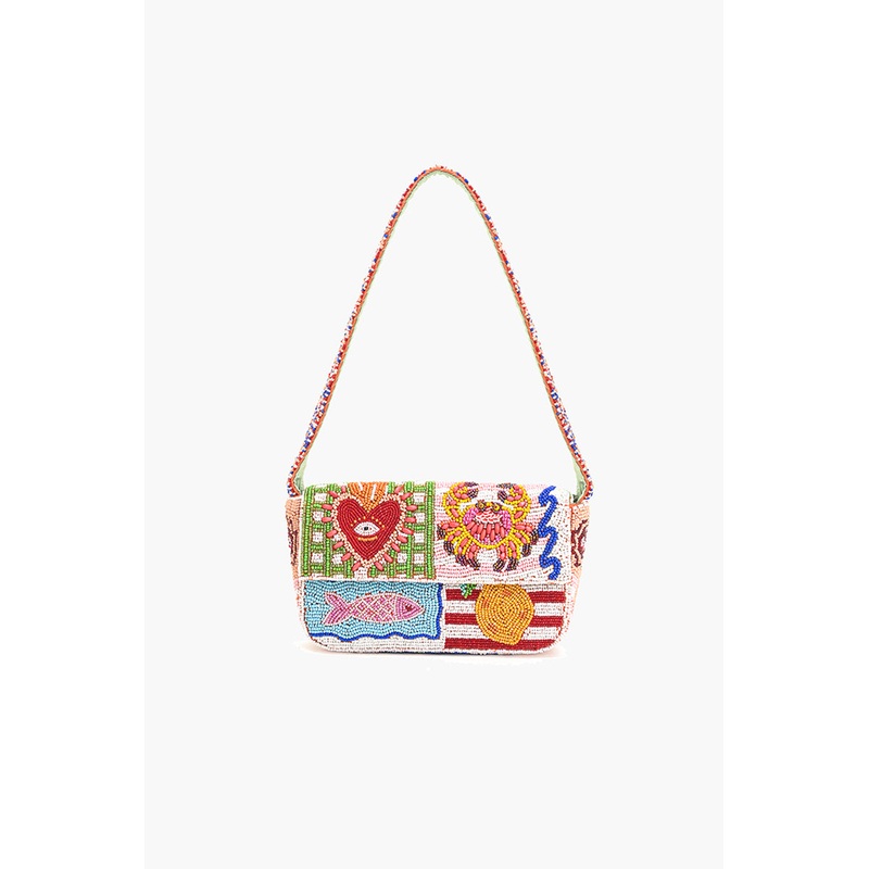 Sun & Sea Beaded Handbag
