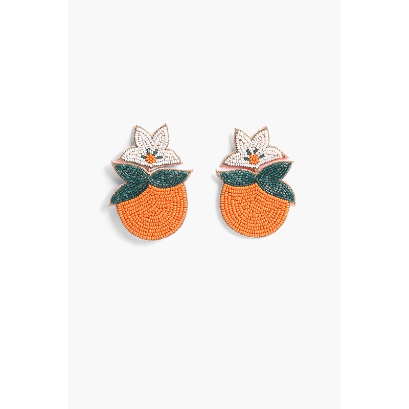 Vermeillion Orange Earrings