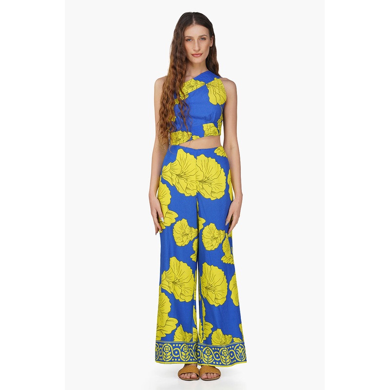 Yellow Daze Printed Jumpsuit