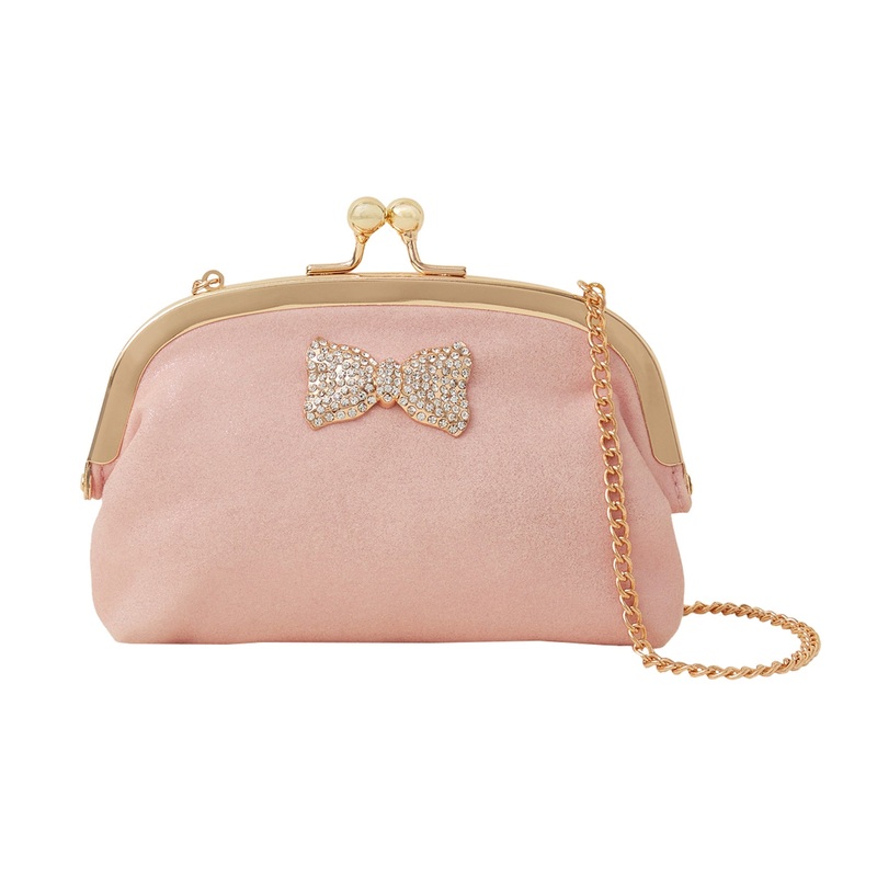Accessorize London Bow Clip Frame Bag