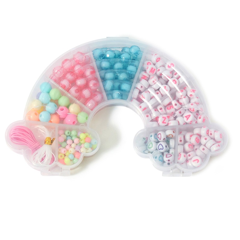 Accessorize London Girl's Rainbow Make Your own Beaded Jewellery Set