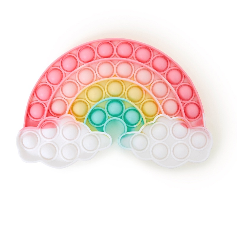 Accessorize London Girl's Rainbow Push Popper