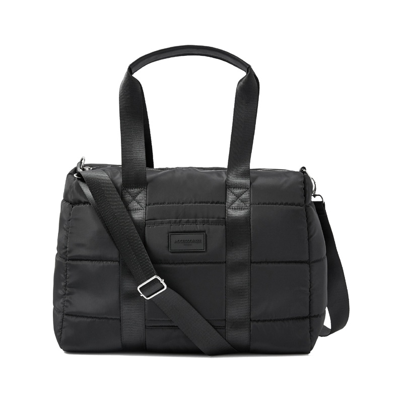 Accessorize London women's Black Becki Gym Bag