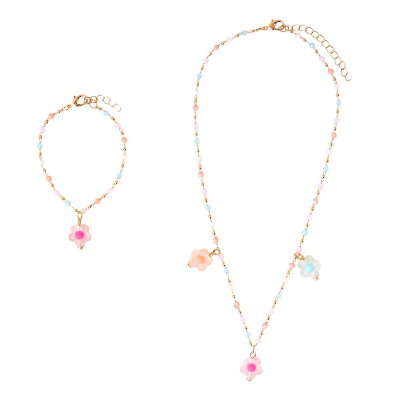 Accessorize London Girl Flower Jewellery Set of 2