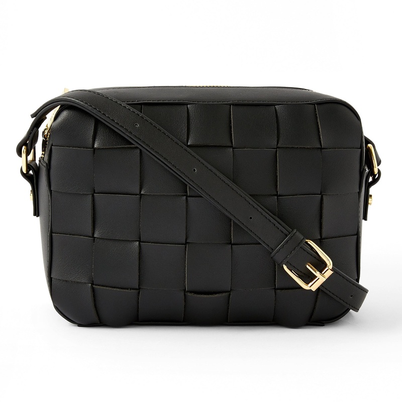 Accessorize London Hayley weave camera bag