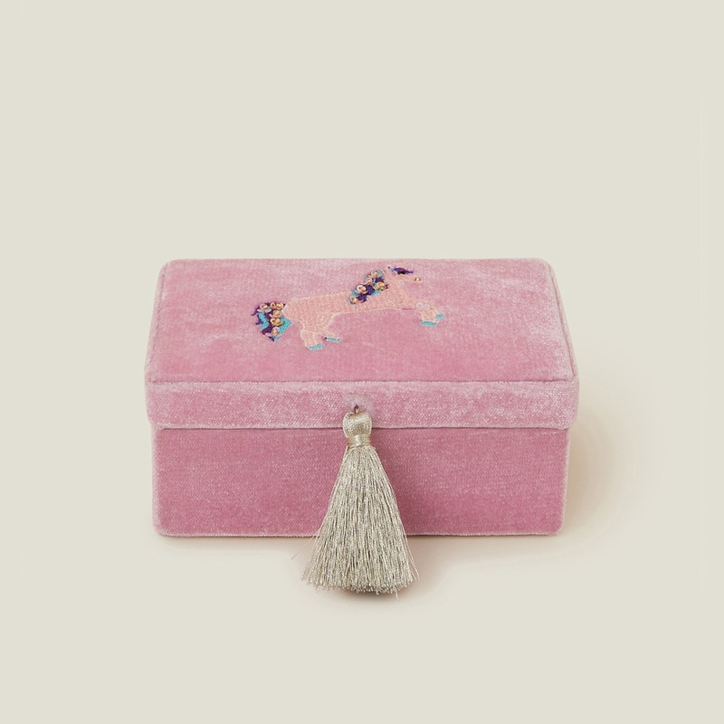 Embellished Unicorn Jewellery Box