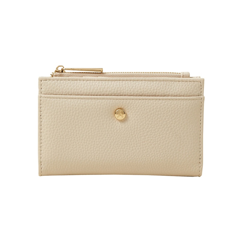 Accessorize London Women's Cream Medium Slimline Wallet