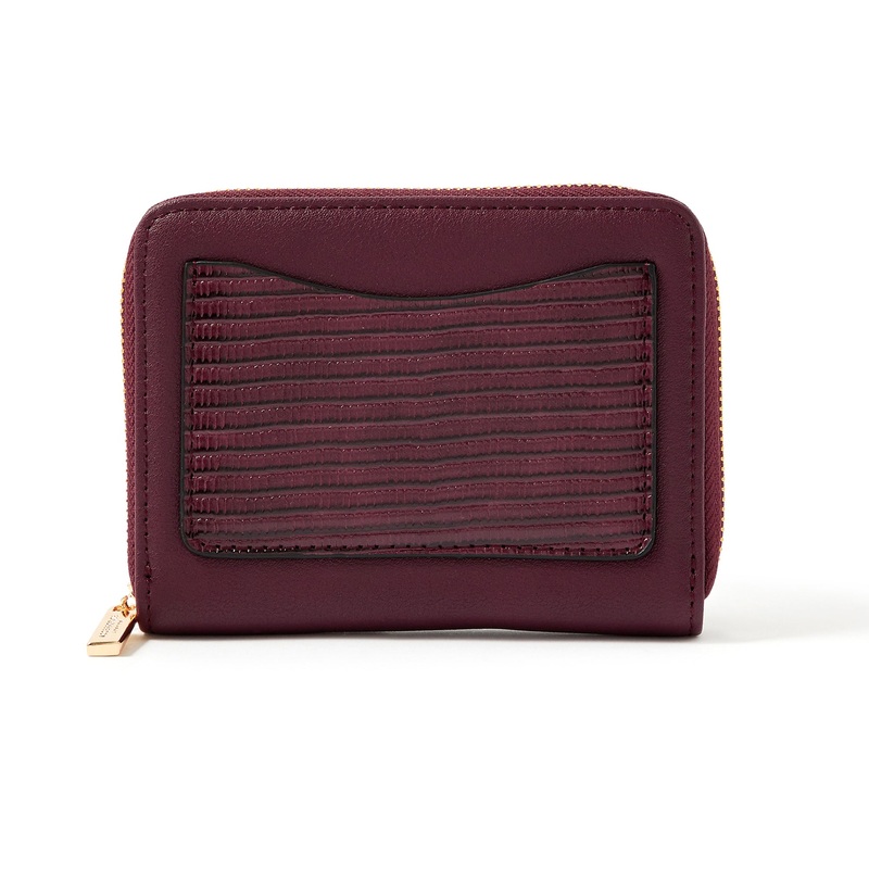 Accessorize London Women's Faux Leather Card Pocket Purse