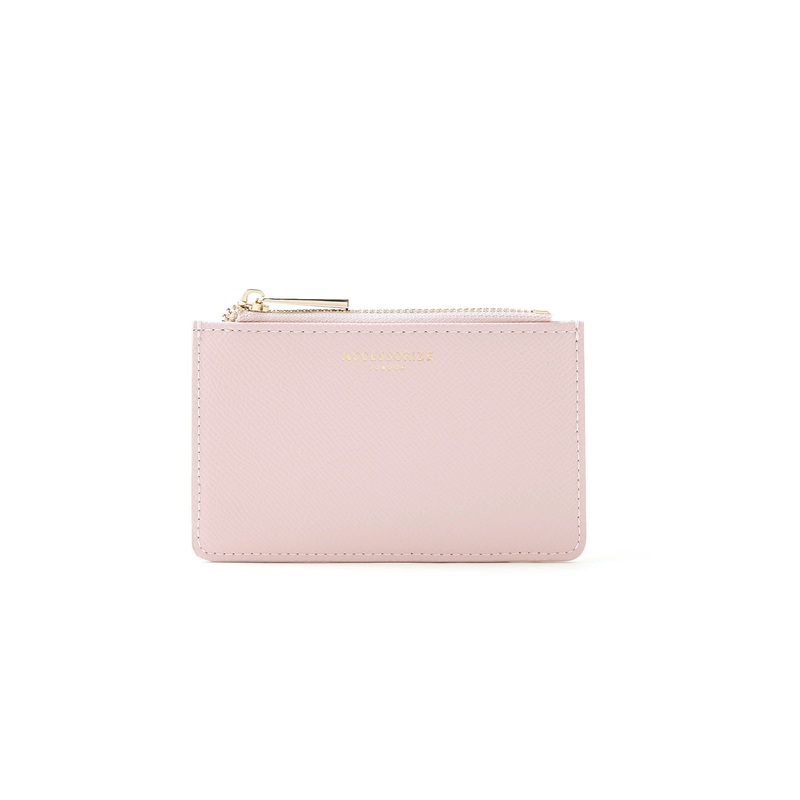 Accessorize London Women's Faux Leather Nude Casey Cardholder Wallet