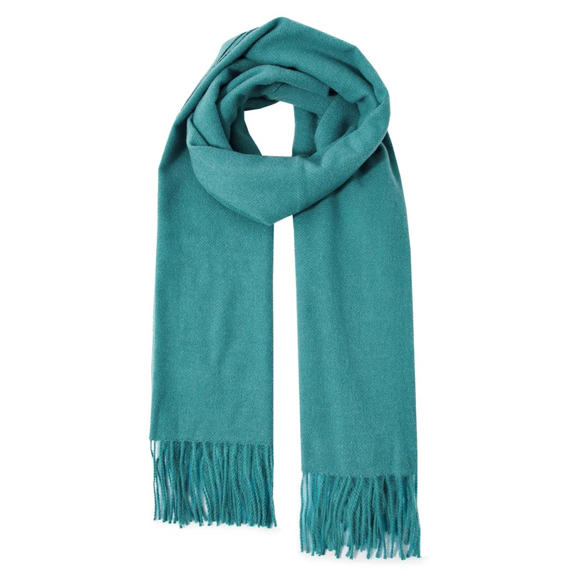 Accessorize London Women's Teal Holly Supersoft Blanket