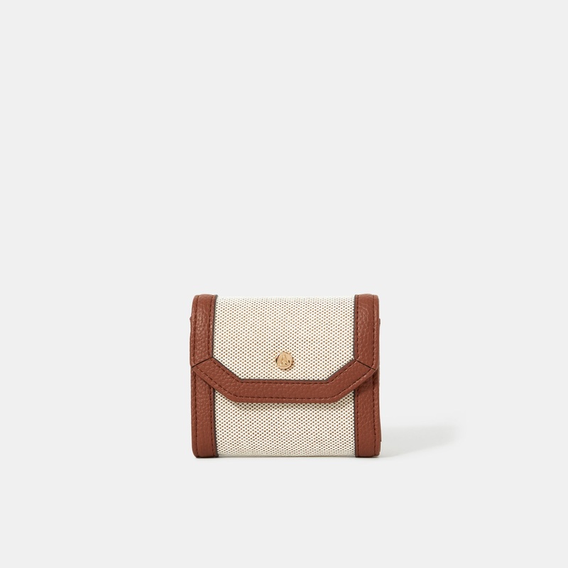 Natural Square Woven Purse