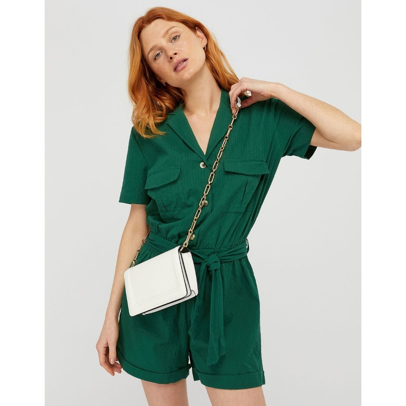 Delilah Cross-Body Bag With Chain Strap