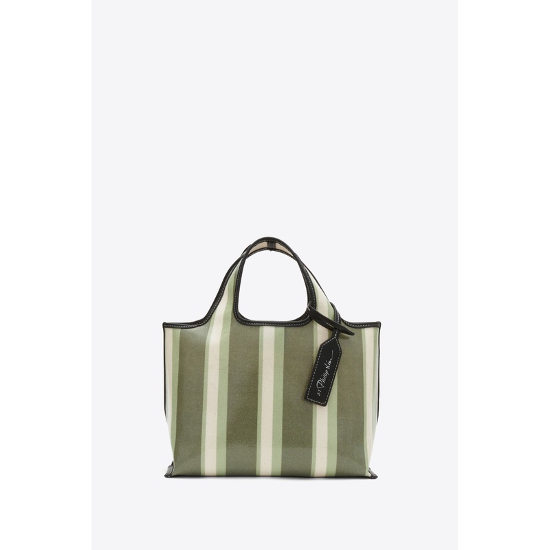 Dual Stripe Mini Market Tote