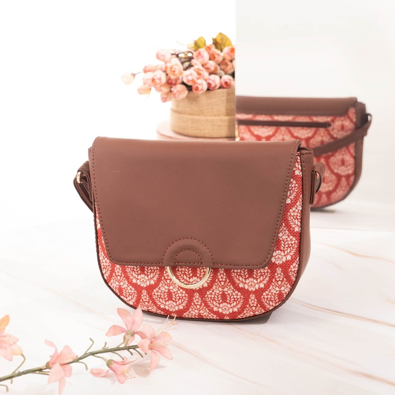 Chanderi Phool Classic Sling Bag