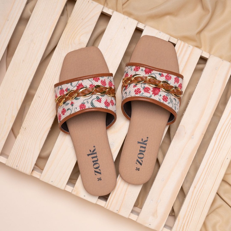 Deccan Garden Women's Embellished Sliders