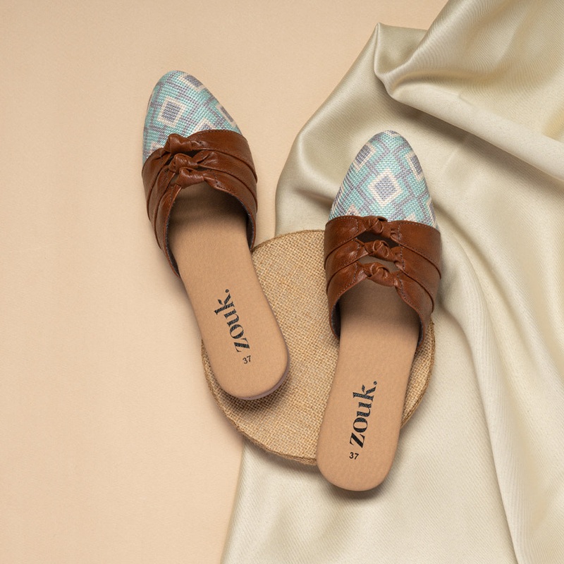Umaid Diamond Knotted Mule