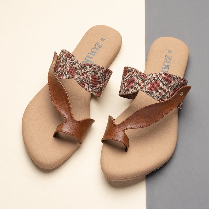 Auroville Botanica Curvy Toe Chappal
