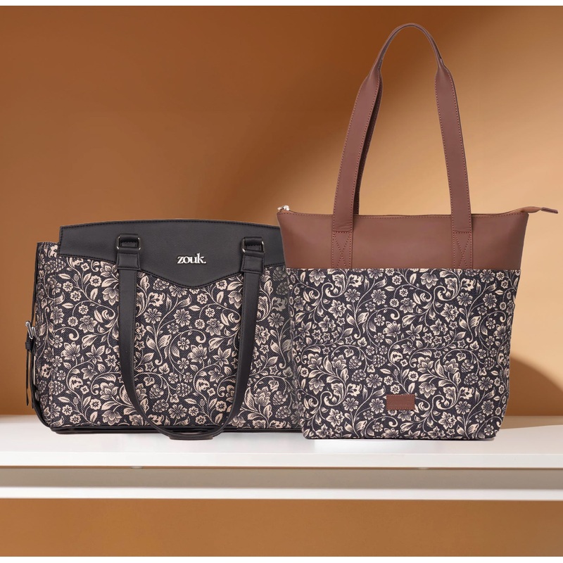 FloMotif - Women's Work Bag & Everyday Tote Combo