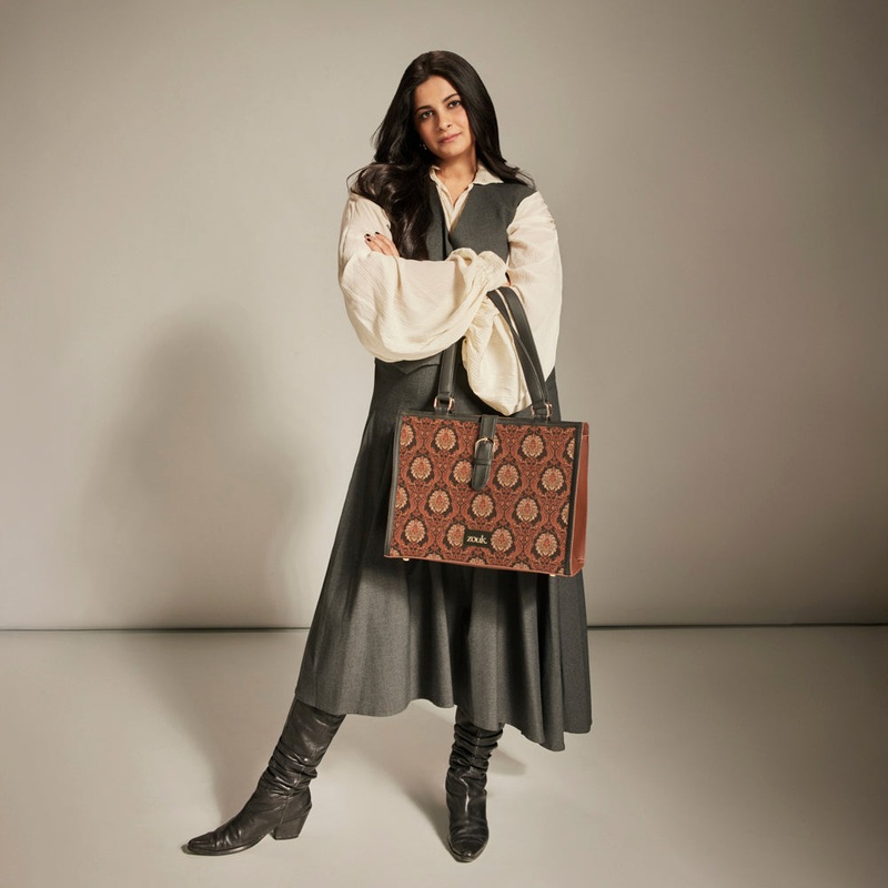 Rhea Kapoor Office Bag - Jodhpur Damask