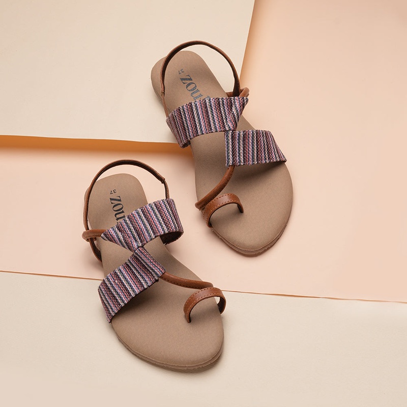 Rohtang Stripes Z Toe Chappals