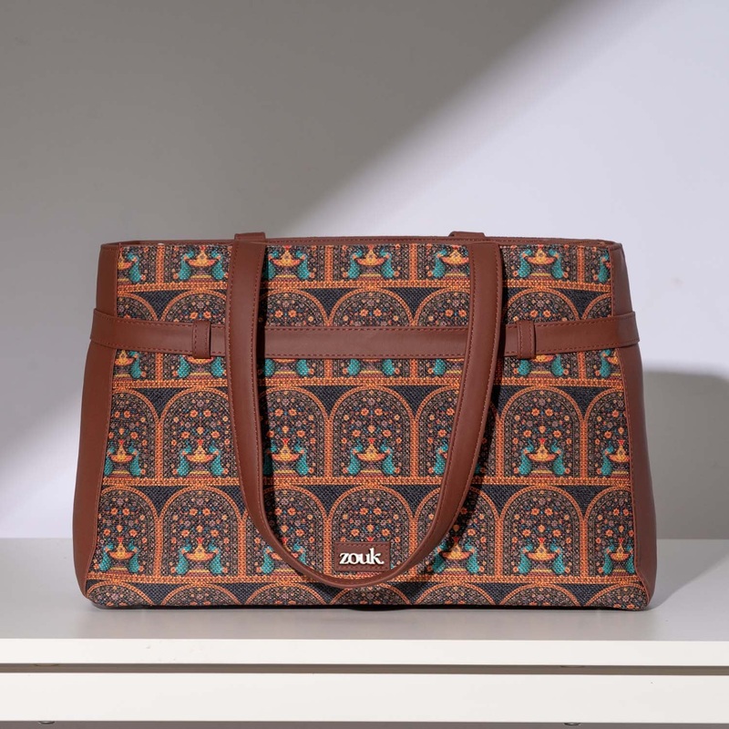 Urban Escape Bag - Royal Indian Peacock Motif