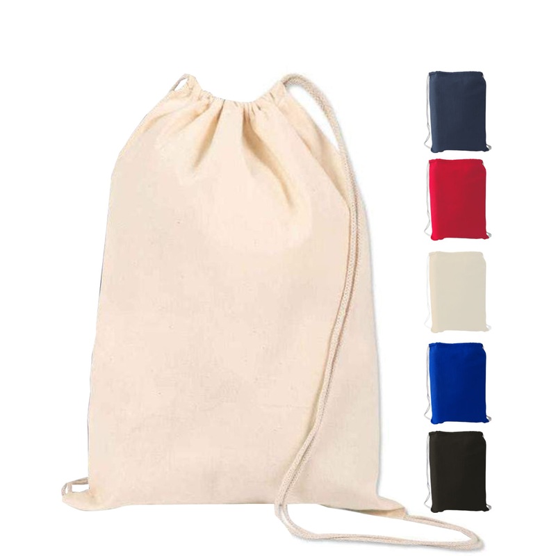 12 ct Large Size Sport Economical Drawstring Bag - By Dozen