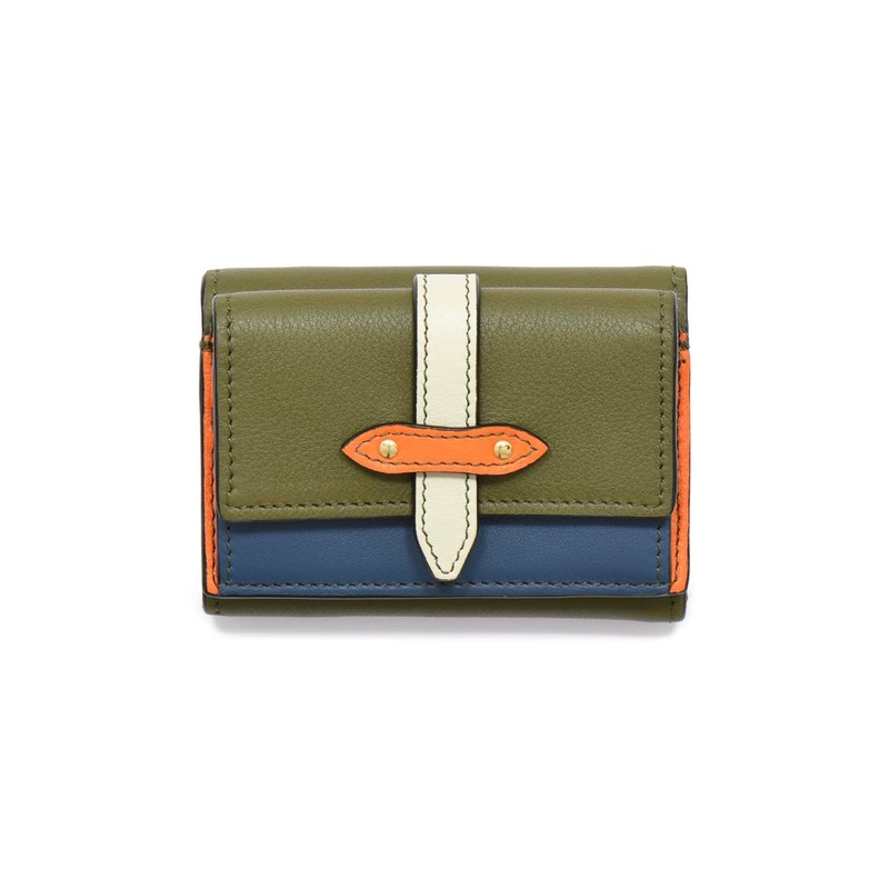 1897  Compact Wallet | Multi/Khaki