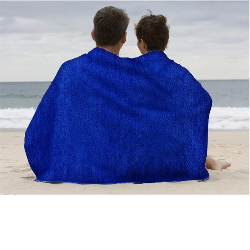 30 in x 60 in Affordable Velour Beach Bath Pool Towels - 6 Pack