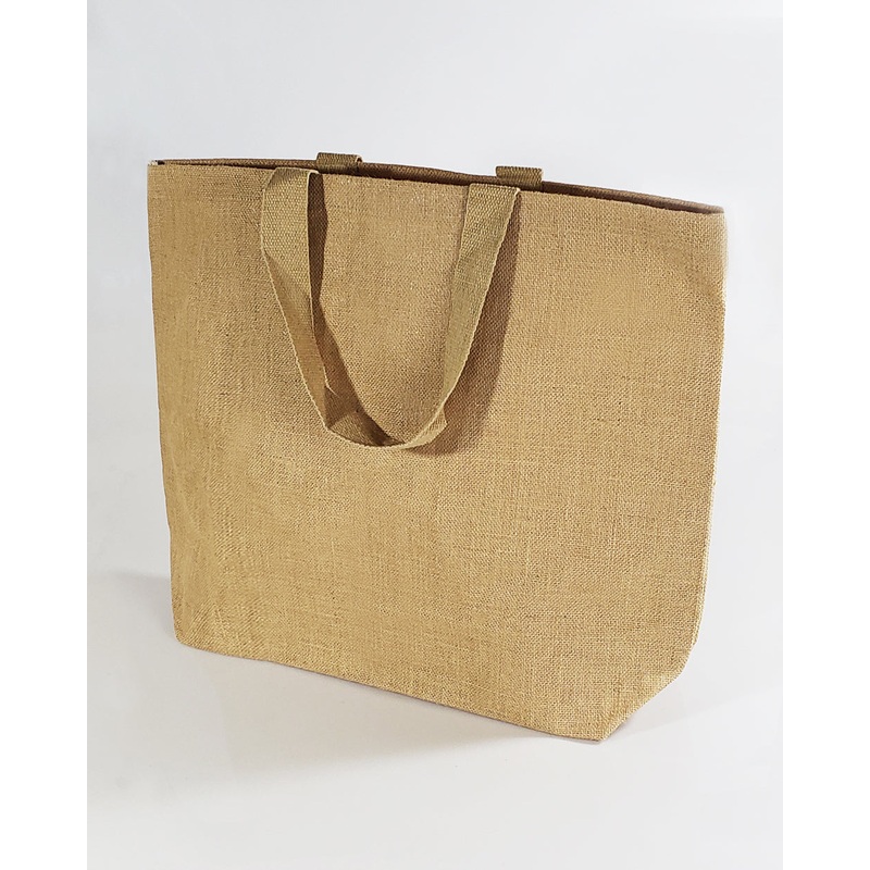 6 ct Oversize Jute Bags / Burlap Travel Totes - By Bundle