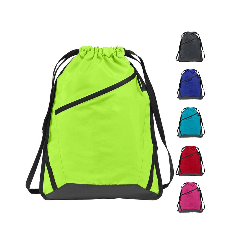 60 ct Zip-It Drawstring Backpack with Adjustable Straps - By Case
