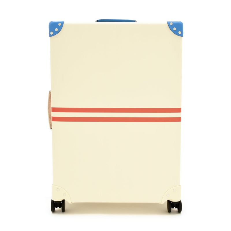 Albion  Large Check-In - 4 Wheels | Ivory/Dorset Blue