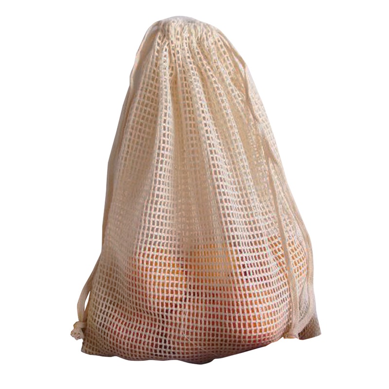 Eco-Friendly Value Cotton Net Bags (Pack of 12)