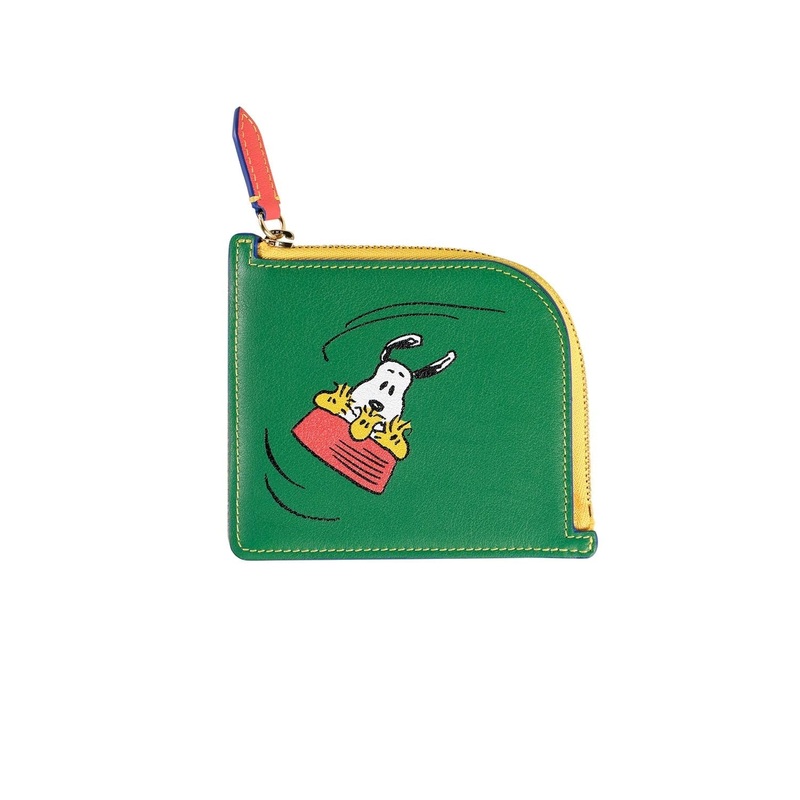 PEANUTS  Zipped Wallet | Green