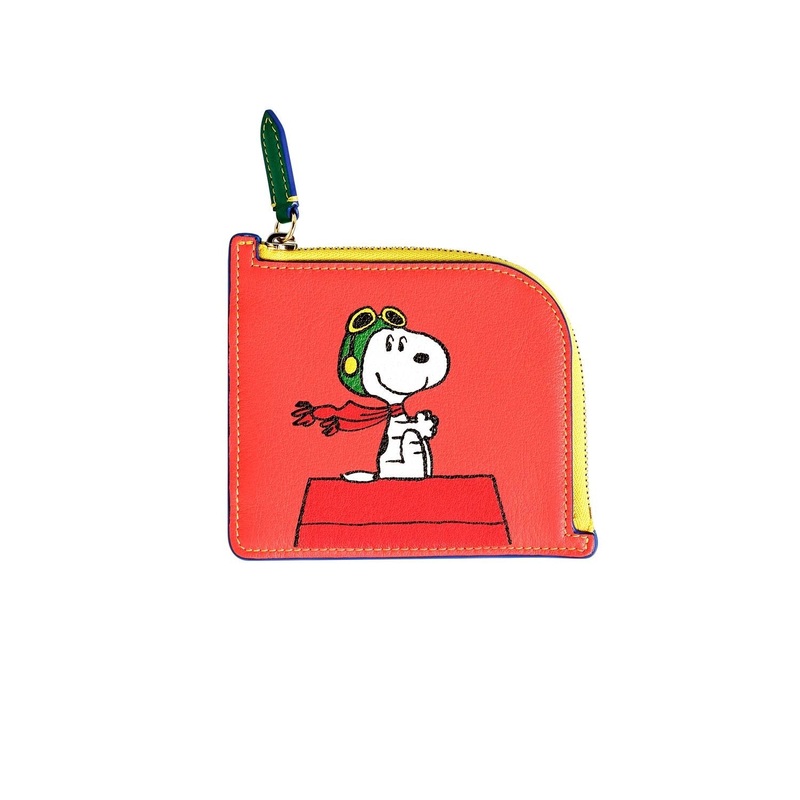PEANUTS  Zipped Wallet | Red