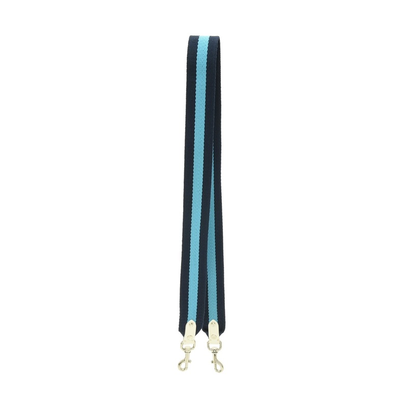 The London Square Collection  Shoulder Strap | Navy/Turqouise