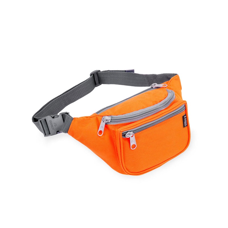Three Zipper Poly Waist Pack