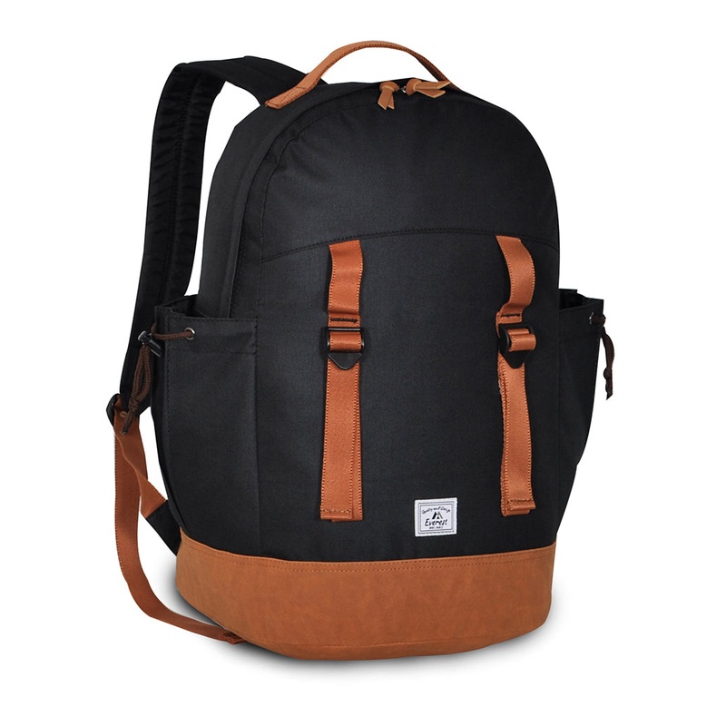 Vintage Suede Bottom School Backpack